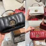 Gucci Gg Milano Mini Top Handle Bag Red Puffy Quilted Leather 21Cm ‎806016 Aad71 6207 - Image 3