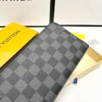 Louis Vuitton Zippy Wallet Damier Canvas Black 20Cm N00056 - Image 4