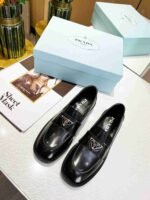 Prada Patent Leather Loafers Black 1D329N 069 F0002 F 025 - Image 2