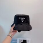 Prada Padded Re Nylon Bucket Hat Black 2Hc252 Iyk F0002 - Image 3