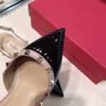 Valentino Garavani Sandals Slingback Black - Image 4