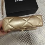 Chanel 19 Handbag Metallic Gold And Silver Tone 26Cm As1160 B05457 Nc293 - Image 7