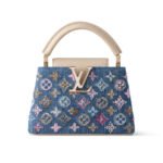 Louis Vuitton Capucines Mini Denim Blue 21Cm M12947
