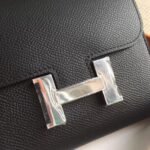Hermes Constance Slim Wallet Noir 12Cm H082060Ck89 - Image 5