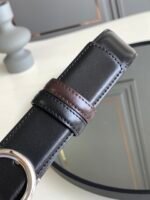 Salvatore Ferragamo Reversible Leather Belt Black 3.5Cm - Image 4