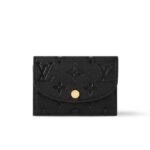 Louis Vuitton Rosalie Coin Purse Black 11Cm M81455