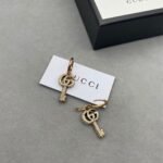 Gucci Gg Key Earrings With Crystals 645624 J1D50 8062 - Image 2