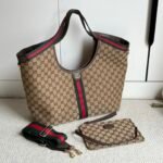 Iconic Set: Gucci Giglio Large Tote Bag And Ophidia Jumbo Gg Long Wallet - Image 3