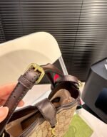 Gucci Original Gg Small Bucket Bag Beige And Ebony 19Cm 782919 Fadac 9762 - Image 2