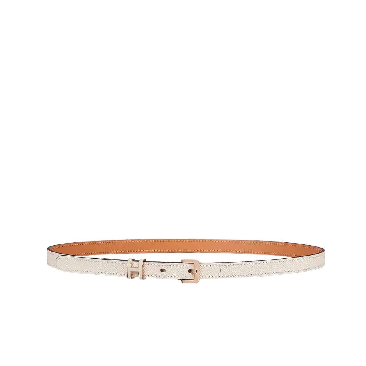 86-11 Hermes Pop H 15 Belt White 15Mm H081087Cd10085 - Image 1