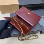 [Super Vip 1:1] Saint Laurent Kate Shoulder Bag Burgundy 20Cm 469390B870W6259 - Image 10