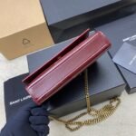 [Super Vip 1:1] Saint Laurent Kate Shoulder Bag Burgundy 20Cm 469390B870W6259 - Image 4
