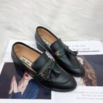 Gucci Unisex Leather Interlocking G Black - Image 9