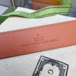 Gucci Belt With Square Buckle And Interlocking G Silver Metal Brown 35Mm - Image 6