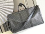 Summer Set: Louis Vuitton Keepall Bandoulière 50 Monogram Eclipse And Long Wallet Monogram Eclipse Trunk Zippy Black 19Cm - Image 2