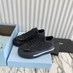 Prada Macro Re-Nylon And Brushed Leather Sneakers Black 2Eg3763Lf5F0632 - Image 7