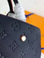 Louis Vuitton Montaigne Mm Monogram Empreinte Leather Navy Blue 33Cm M42746 - Image 4
