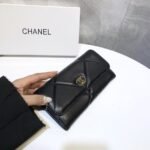 Chanel 19 Flap Long Wallet Black 19Cm - Image 2
