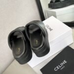 Celine Block Slide With Triomphe Black 360435129C 38No - Image 5