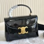 Celine Teen Nino Bag In Patent Black 20Cm 118113Fyj 38No - Image 2