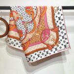 Louis Vuitton Flower And Straps Square In White 90Cm M77177 - Image 2