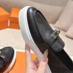 Hermes Game Slip On Sneaker Noir H231015Z 02370 - Image 3