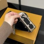 Louis Vuitton Slim Trunk Bag Black 23Cm M25445 - Image 3