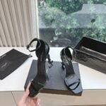 Saint Laurent Opyum Sandals In All Black 5576620Npvv1000 - Image 4