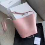 Celine Small Bucket Cuir Triomphe In Pink 18Cm - Image 3