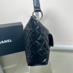 Chanel Maxi Size Hobo Bag Black And Gold Tone Metal Black 27Cm As4339 B13833 94305 - Image 7