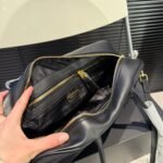 Prada Re Nylon Small Top Handle Bag With Padlock Black 28Cm 1Bb133 2C8Q F0002 V Odo - Image 5