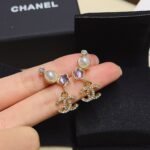 Chanel Earrings Metal Glass Pearls And Diamantes In Gold Abf187 B19939 Nafqe - Image 2