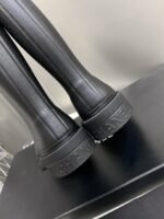 Chanel Rubber Rain Boots Black G39620 X56326 94305 - Image 6