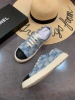 Chanel Cc Sneaker Mix Denim Blue - Image 3