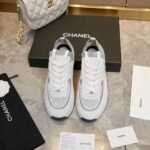 Chanel Cruise Sock Sneaker White Gray - Image 5