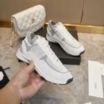 Chanel Cruise Sock Sneaker White Gray - Image 6