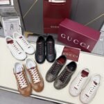 Gucci Men Shift Trainers All Black Leather 857018 Aafuh 1086 - Image 8