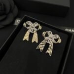 Chanel Stud Earrings With Gold Abg598 B22434 U4561 - Image 3