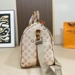 Louis Vuitton Keepall Bandoulière 50 Monogram Beige 50Cm - Image 4