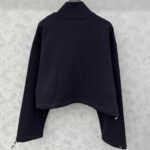 Miumiu Zippered Fleece Jacket Navy Mjla09 18Tp F0008 S Ooo - Image 3