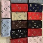 Louis Vuitton Logomania Shine Scarf Beige 180Cm - Image 6