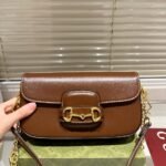 Gucci Horsebit 1955 Small Shoulder Bag Brown 24Cm 735178 1Db0G 2361 - Image 5