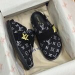 Louis Vuitton Lv Cosy Flat Comfort Clog Black 1Aidou - Image 2
