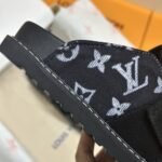 Louis Vuitton Lv Cosy Flat Comfort Clog Black 1Aidou - Image 4