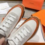 Hermes Bouncing Sneaker White And Brown H242796Zh90400 - Image 9