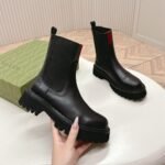 Gucci Chelsea Boot Black Leather 806398 Aad6T 1052 - Image 3