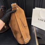 Loewe Loop Bucket In Suede Tobacco 35Cm Bb22Lbmx02 3250 - Image 3
