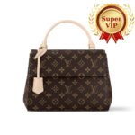 [Super Vip 1:1] Louis Vuitton Cluny BB Bag Monogram Brown 28Cm M46372