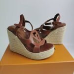 Louis Vuitton Lv Isola Wedge Sandal Cognac 1Aci7N - Image 2