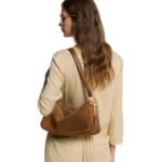 Gucci Half Horsebit Medium Shoulder Bag Brown GG Suede 31Cm ‎860787 AAEE7 2118 - Image 9